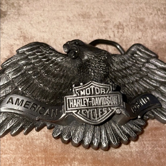 Harley-Davidson pewter Eagle Belt Buckle - Picture 2 of 10